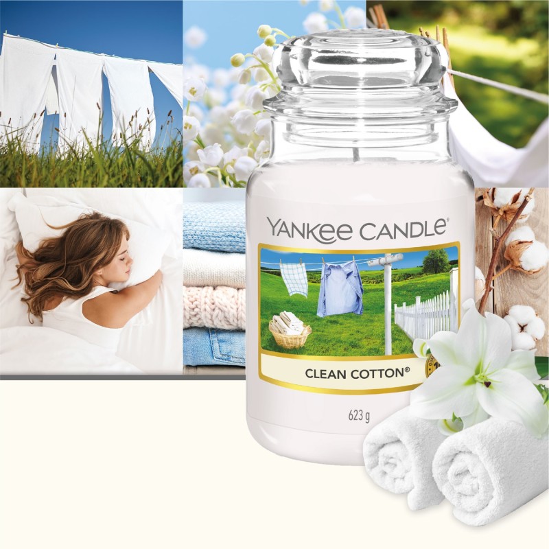 Yankee fragrance Candle Clean Cotton