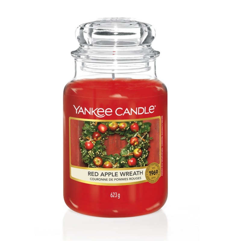 Yankee Candles YC Red Apple Wreath