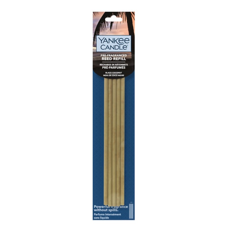 Yankee Candle Geurstokjes YC Reed Refill Black Coconut