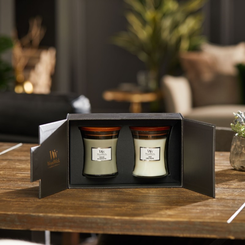 WoodWick Coffret Cadeau Medium Jarr Coffret Cadeau