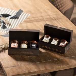 WoodWick Giftsets Mini Jar Woody Geschenkset