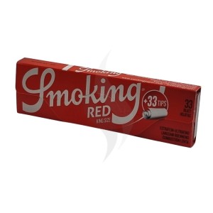 Rolling Papers King Size + Tips Smoking Red King Size Tips