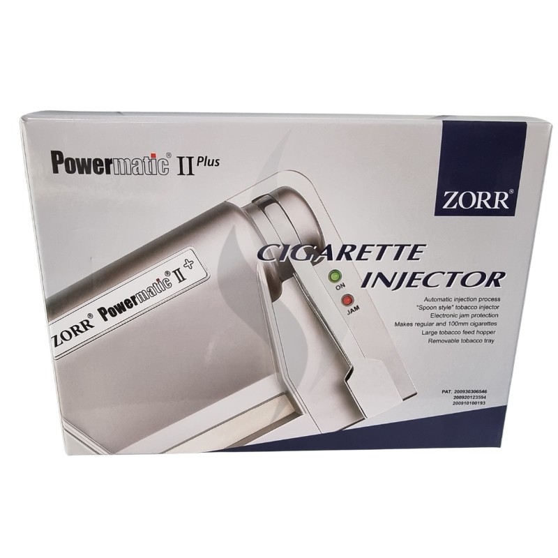 ZORR Deluxe Powermatic 2+ silber inkl. Reinigungsset - Cigarette