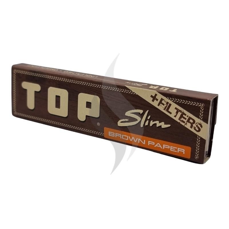 Rolling Papers King Size + Tips Top Brown Slim King Size + Tips