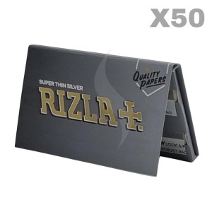 Regular Rolling Paper Rizla + Super Thin Silver Regular
