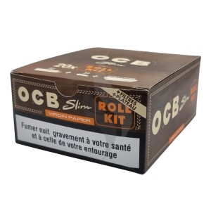 Vloeitjes King Size + Tips OCB Slim Roll kit