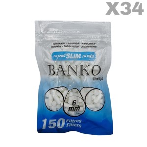 Cigarette Filtertips Banko Filters Slim 6mm