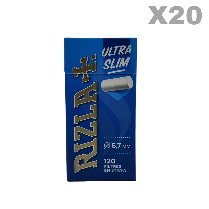 Rizla + Ultra Slims Filter Tips 5.7 mm for your cigarette. Buy here!