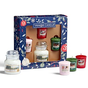 Yankee Candle Giftsets YK Countdown to Christmas 1 Small jar & 3 Votives