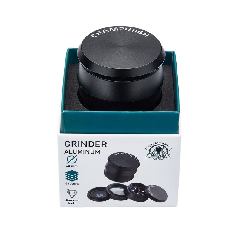 Grinder &amp; Balances Champ High Alu Grinder Black