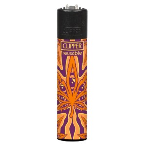 Lighters Clipper Psychedelic Leaf