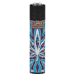 Briquets Clipper Psychedelic Leaf