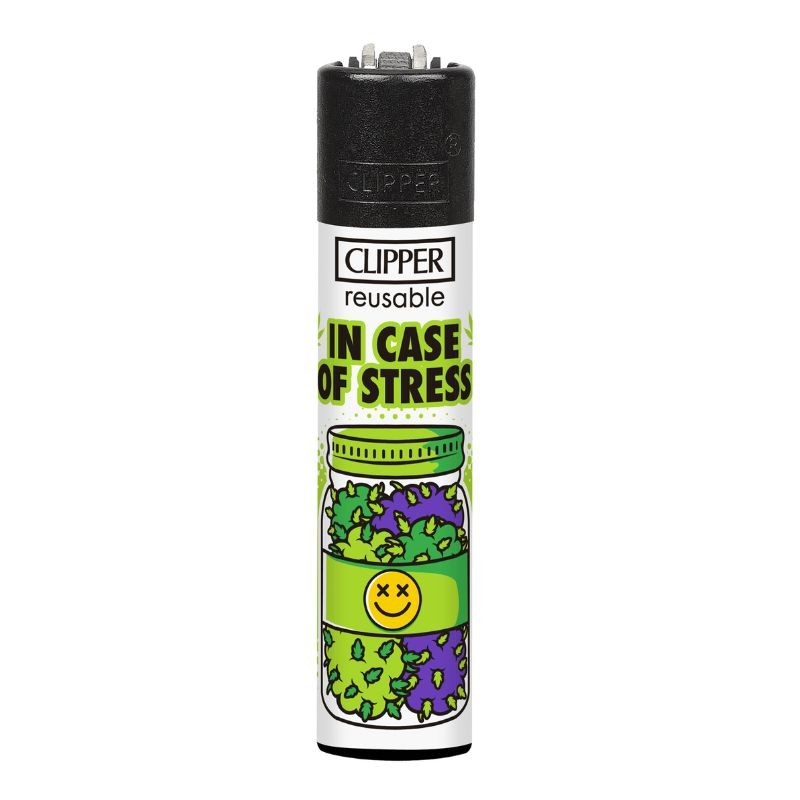 Briquets Clipper Weed Slogan 12