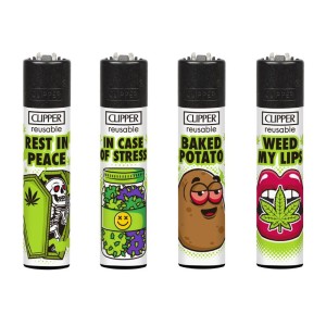 Lighters Clipper Weed Slogan 12