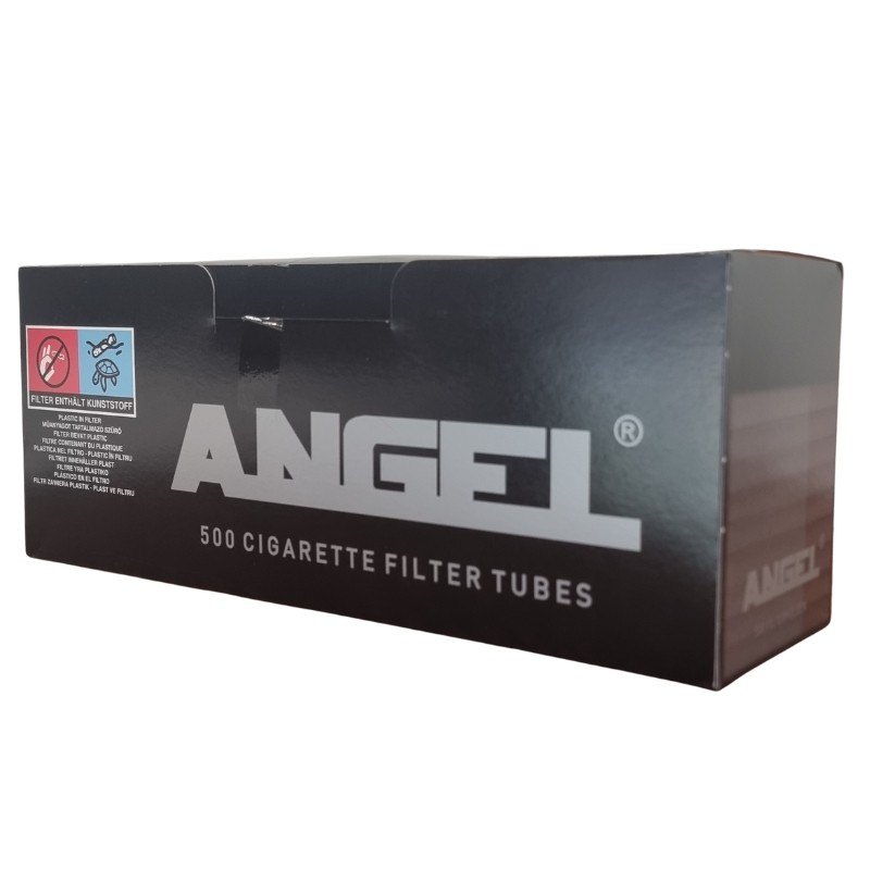 Cigarette filter tubes Angel Black 500 Tubes