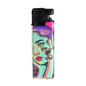 Lighters Angel Turbo Lighter Woman Mystic Face