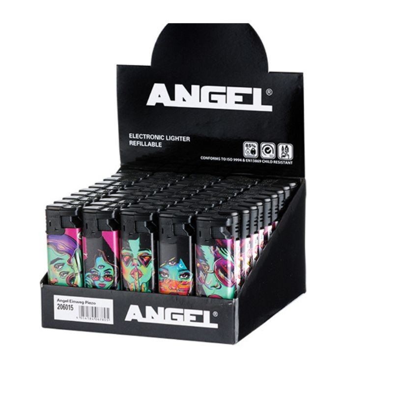 Lighters Angel Turbo Lighter Woman Mystic Face