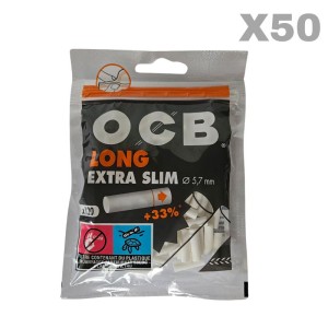 Filtres à cigarettes OCB Long Extra Slim Filtres 5.7mm