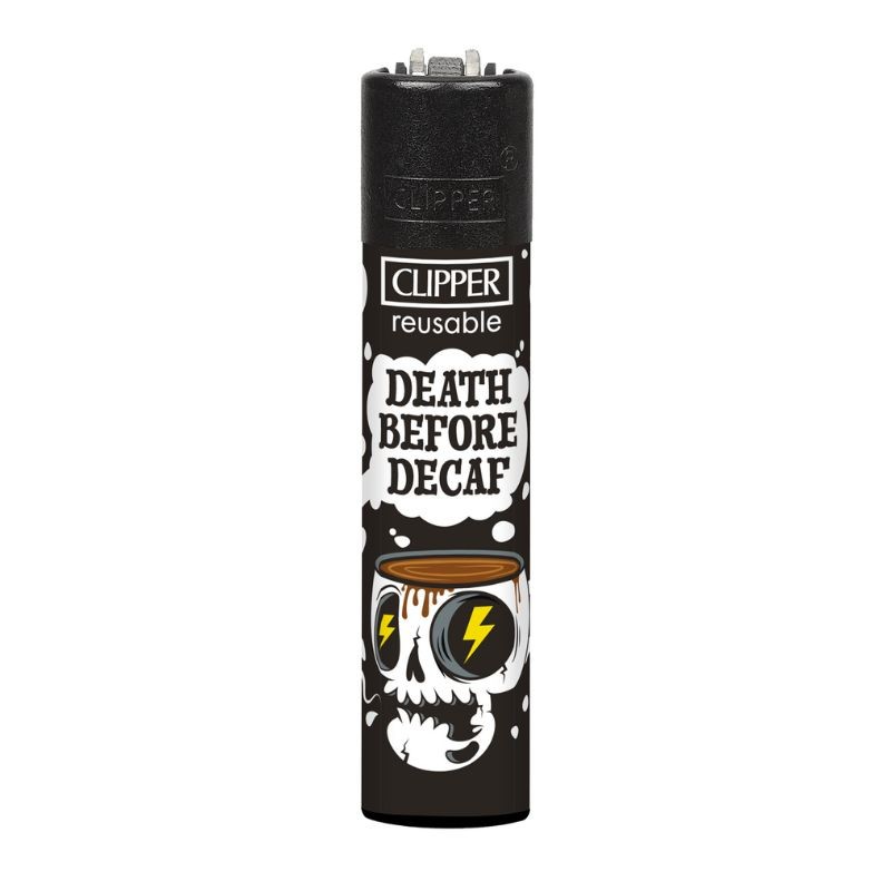 Lighters Clipper Skull Slogan