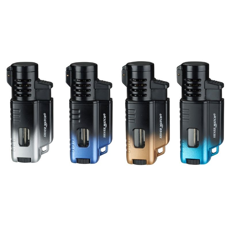 Briquets Silver Match Berne 3 Jet Flames