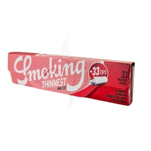 Vloeitjes King Size + Tips Smoking Thinnest King Size + Tips