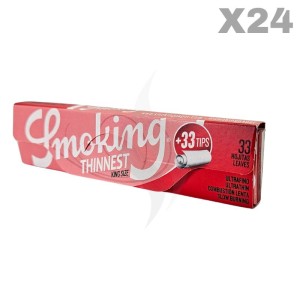 Vloeitjes King Size + Tips Smoking Thinnest King Size + Tips