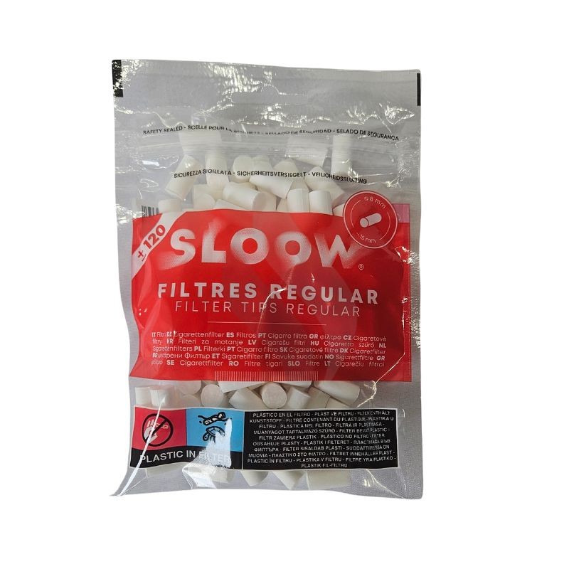 Sigaretten Filtertips Sloow Regular Filters 8mm