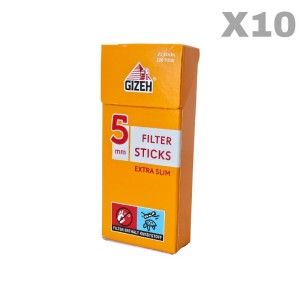 Cigarette Filtertips Gizeh Filter Sticks Extra Slim 5mm