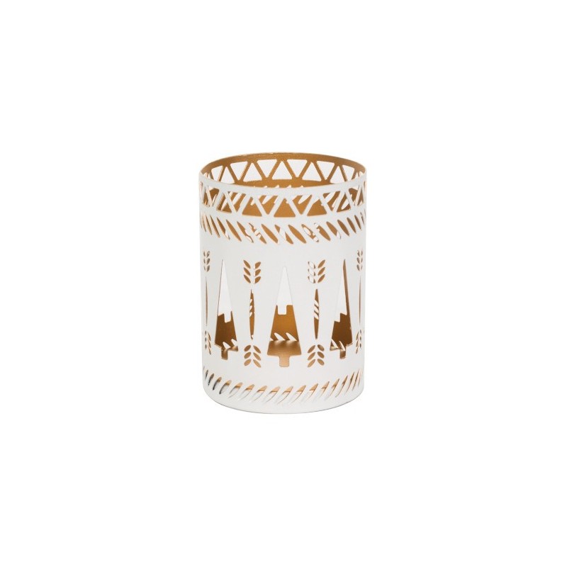 WoodWick Accessoires Petite Candle Holder White Trees