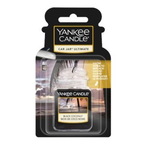 Yankee Candle Car Fragrances YC Car Jar Ultimate Black Coconut