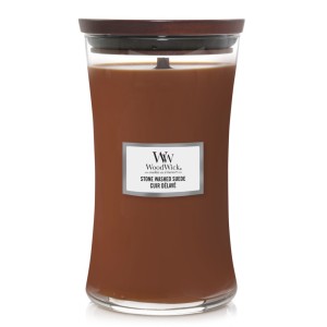 WoodWick Candles WW Stone Washed Suede