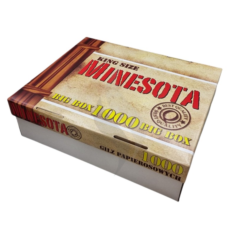 Cigarette filter tubes Minesota Big Box 1000 Tubes